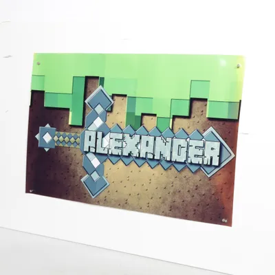 Poster från Minecraft