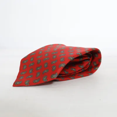 Cravate (Rouge, Multicolore) de Frederick Theak Soie