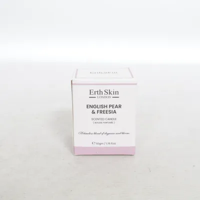 Scented candles (English Pear & Freesia) from ErthSkin London