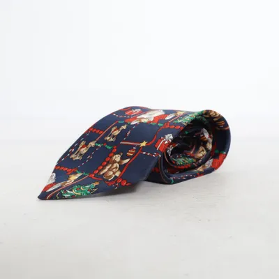 Tie (Blue, Multicolored) from Sette & Bello Silk