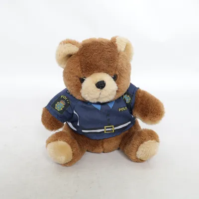 Soft toy (Brown, Blue) from Polisen