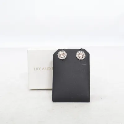 Earrings (Pink, Silver) from Lily and Rose Unknown metal