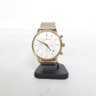 Armbandsur (Guldfärgad, Vit) från Jacques Lemans