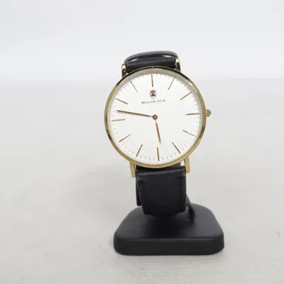 Wristwatch (Black, White, Gold) from Black Oak