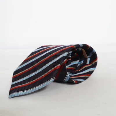 Cravate (Bleu, Rouge, Multicolore) de Hugo Boss Soie