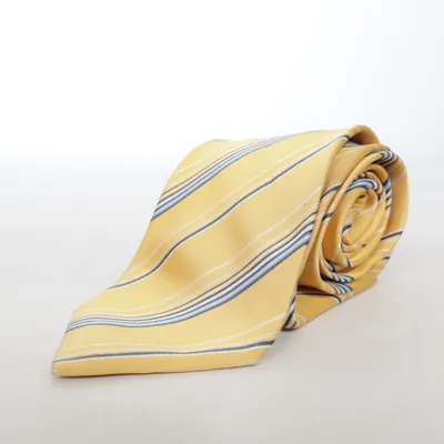 Cravate (Jaune, Bleu, Blanc) de Westbury Soie