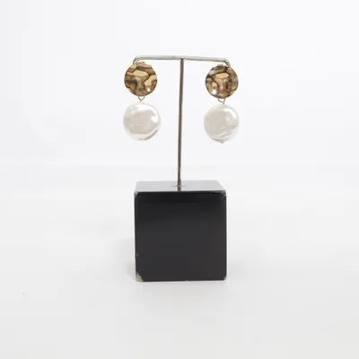 Boucles d'oreilles (Or, Blanc) de Ur och Penn Plaqué or