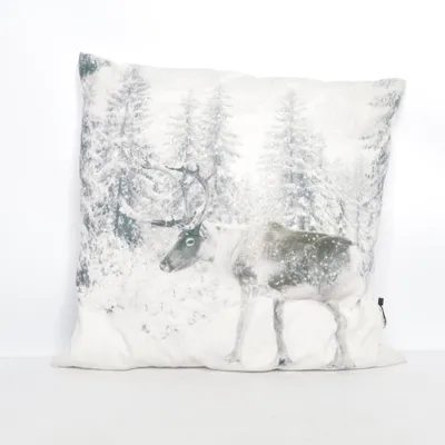 Coussin décoratif (Gris, Blanc) de Boel & Jan