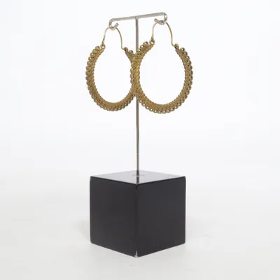 Örhängen (Guldfärgad) Okänd metall