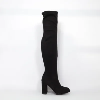 Laarzen (Zwart) van NLY Shoes Imitatie suède