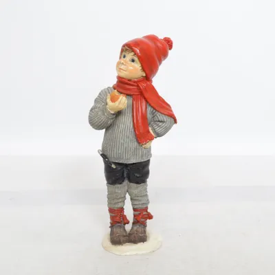 Figurine en porcelaine (Rouge, Gris, Marron) de Candy Designs