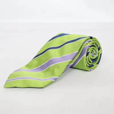 Tie (Green, Multicolored) from Vakko Silk