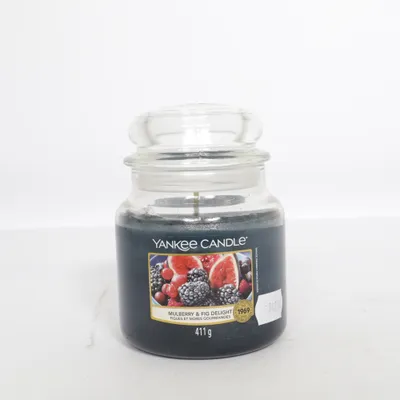 Scented candles (Mulberry & Fig Delight) from Yankee Candle