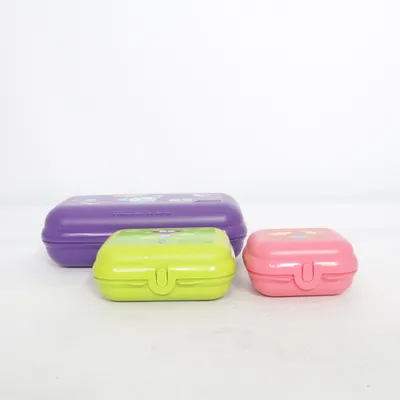 Boîte à déjeuner (Violet, Vert, Rose) de Tupperware