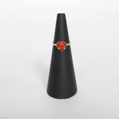 Ring (Zilver, Rood) Onbekend materiaal