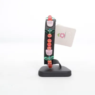 Bracelet (Rouge, Rose, Vert) Métal inconnu