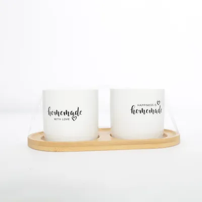 Waxinelichthouder (Wit, Bruin) van Rossmann