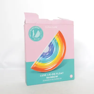 Vandsportsudstyr (Luxe Lie-On Float Rainbow) fra Sunnylife