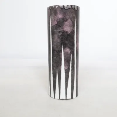 Vase (Black, White, Purple) from Kaiser