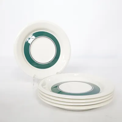 Tallrik (Vit, Grön) från Arabia