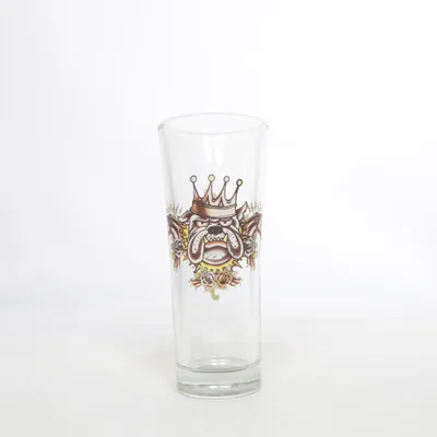 Drinkglas (Transparant, Meerkleurig) van Ed Hardy by Christian Audigier