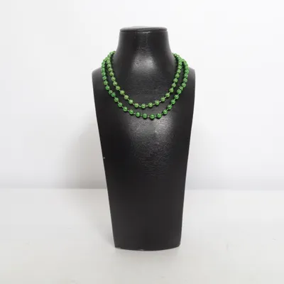 Halsband (Grön) Okänd metall