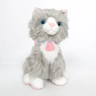 Peluche (Gris, Blanc, Rose) de Animagic