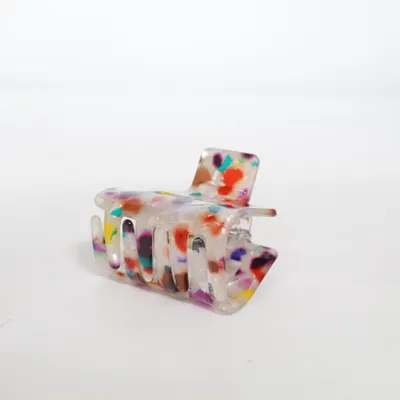 Hårklämma (Flerfärgad, Transparent, Vit, Grön, Gul, Blå, Rosa, Röd)