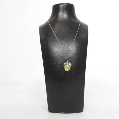 Necklace (Gold, Green, Yellow) from Fire & Glory Stainless steel