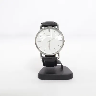 Wristwatch (Black, White, Silver) from Geneve