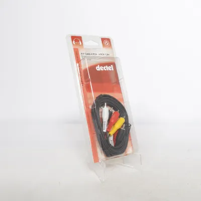 RCA cable (4xRCA male/male 1,5 meter) from Dectel