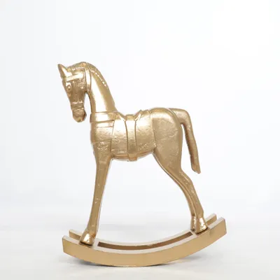 Cheval à bascule (Or)