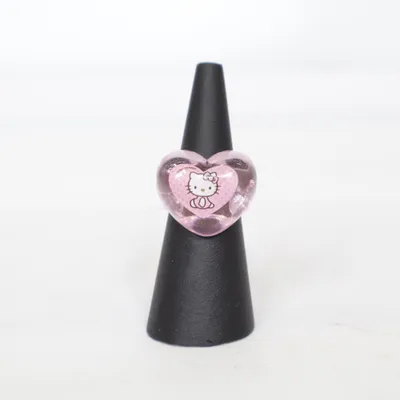 Ring (Rosa, Transparent) från Hello Kitty by Sanrio Plast