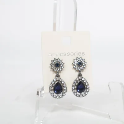 Boucles d'oreilles (Bleu, Argent) de Accessories Métal inconnu