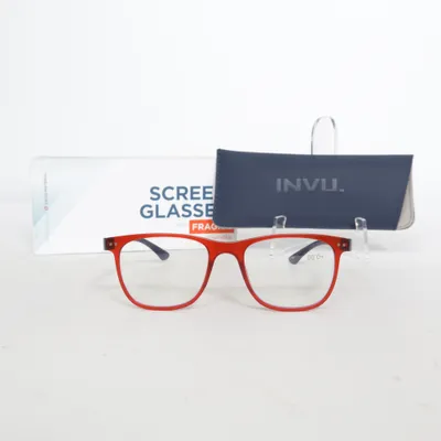 Lunettes (Rouge, Noir) de INVU
