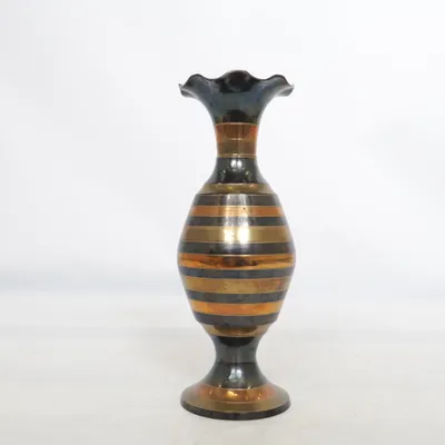 Vase (Black, Brown, Multicolored)