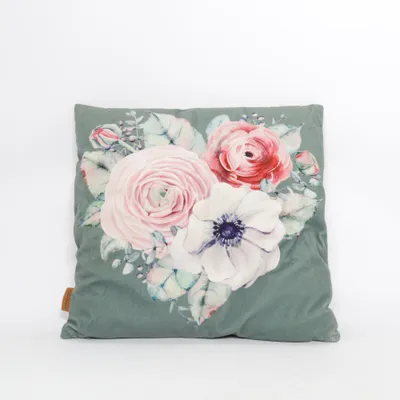 Cushion (Green, Pink, White) from Svanefors