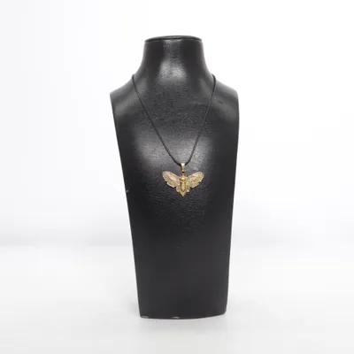 Necklace (Black, Gold) Unknown metal