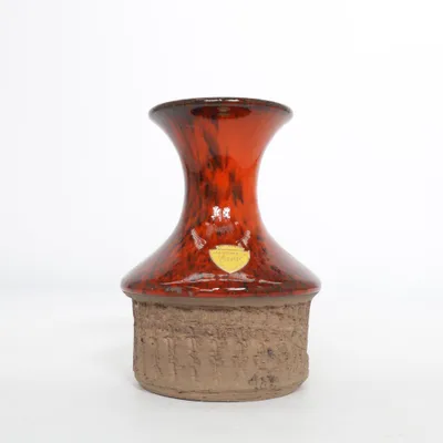 Vase (Rød, Brun, Sort) fra Ernst