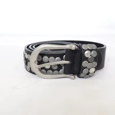 Belt (Black, Silver) from Best Emilie Leather