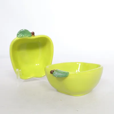 Bowl (2 stk keramik Foderskåle i æble form 🍏 ) from Trixie