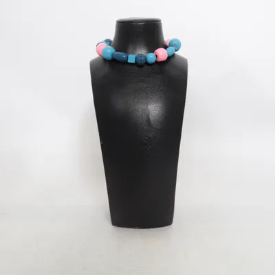 Ras-de-cou (Bleu, Rose, Multicolore) Métal inconnu