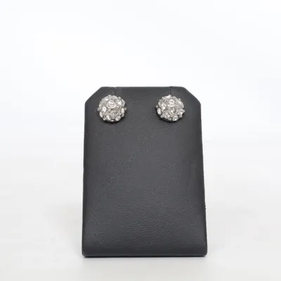 Earrings (Silver) from DK. Unknown metal