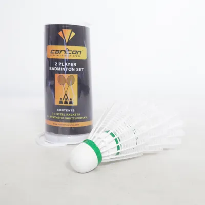 Shuttlecock (White, Green) from Carlton