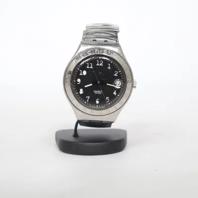 Wristwatch (Black, Silver) from Swatch