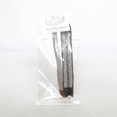Armband (Svart, Silverfärgad) från Tenntradsarmband Okänd metall