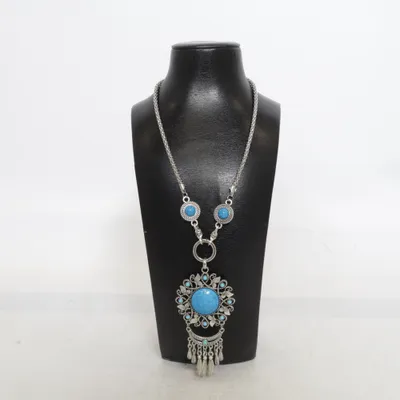 Collier (Argent, Turquoise) Métal inconnu