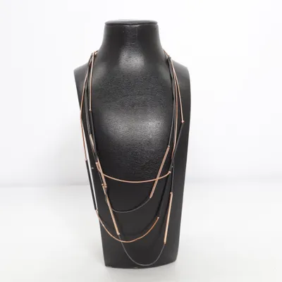 Halsband (Svart, Guldfärgad) från Dansk Smykkekunst Okänd metall