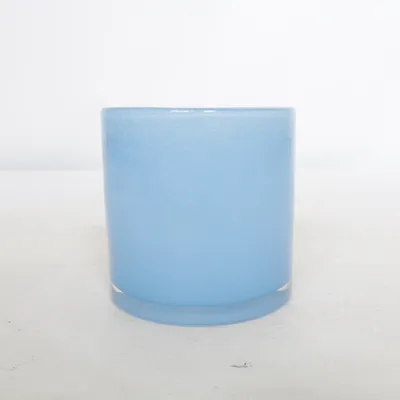 Bougeoir  (Tealight Holder Milk Pigeon Blue) de Lagerhaus
