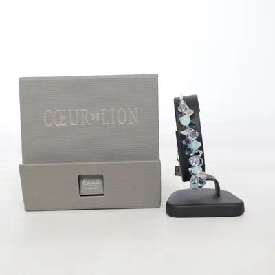 Armband (Blå, Silverfärgad) från Coeur de Lion Okänd metall